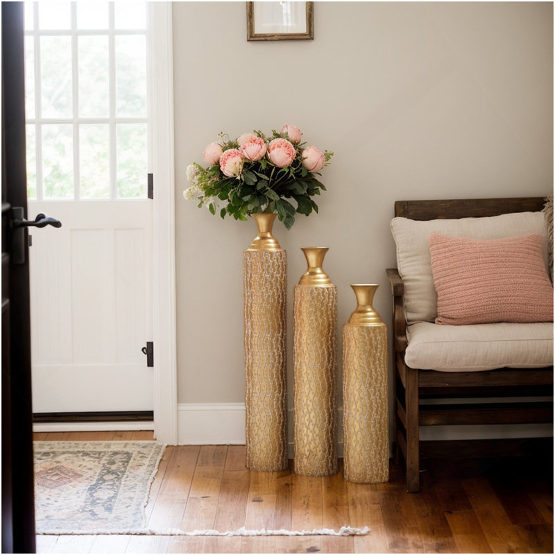 Vases décoratifs en métal