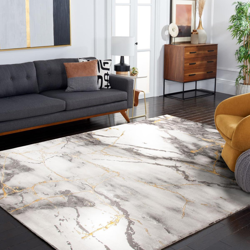 Ahanu Abstract Area Rug, Rectangle 244 x 305cm