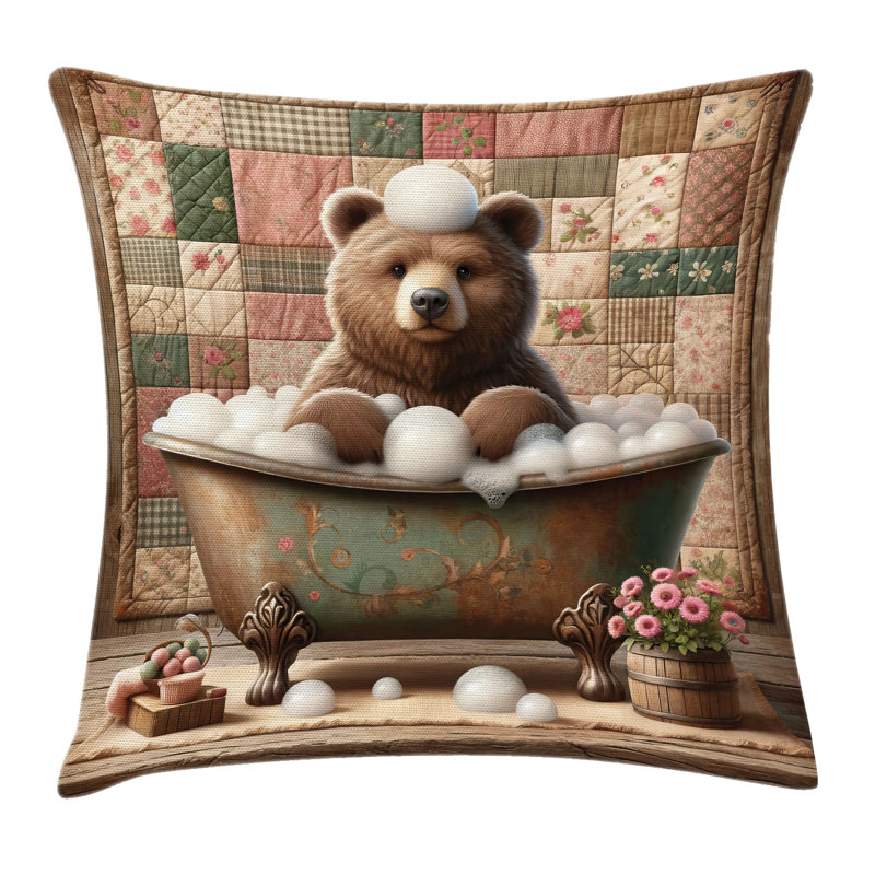 Rustic Pillow Cover, 28"H x 28"W, Square