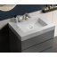 Meuble-lavabo autoportant simple de 30 po avec trop-plein Deandrick pré-assemblé Deandrick-697991241-702358710-717486855
