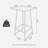 Carrel Industrial Modern Square Bar Table -1674960762