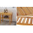 Theilson 19.75'' W Bamboo Shower Bench