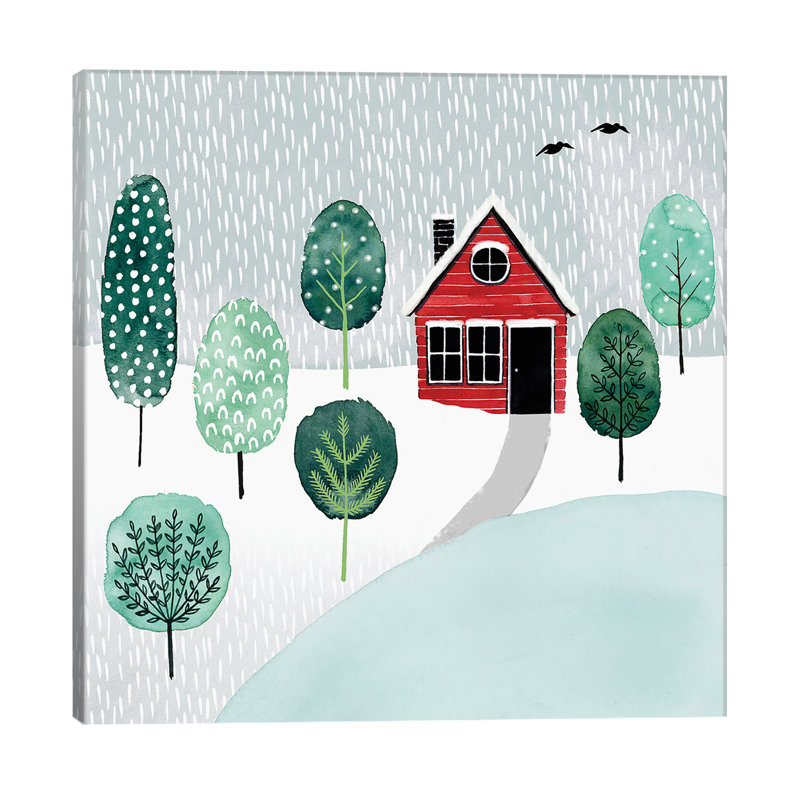 Christmastown II by Grace Popp - Wrapped Canvas Painting, 93.98 cm H x 93.98 cm W x 3.175 cm D