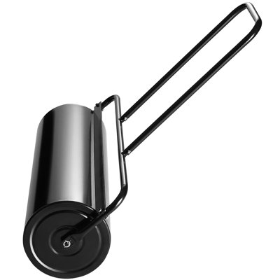Push Lawn Roller 17 Gal, Steel, Black