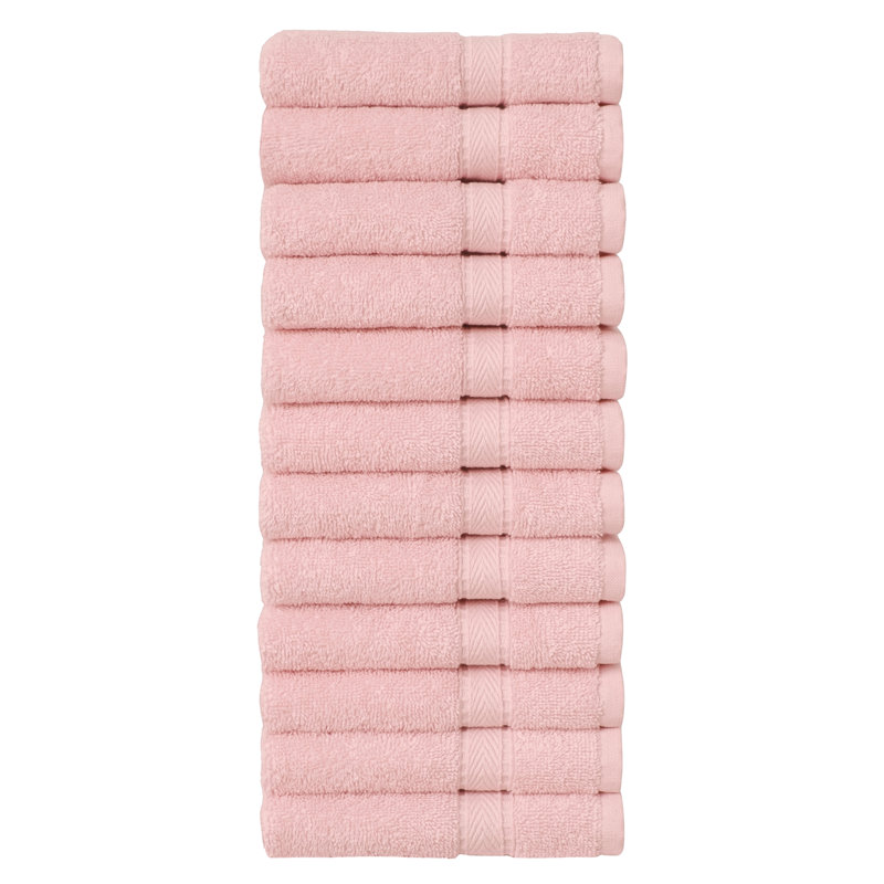 Sinemis Turkish Cotton Washcloth, Pink