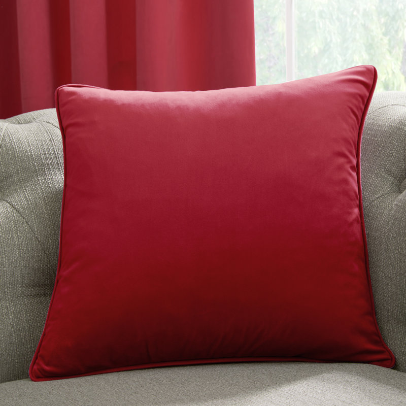Montrose Claret Square Scatter Cushion Cover