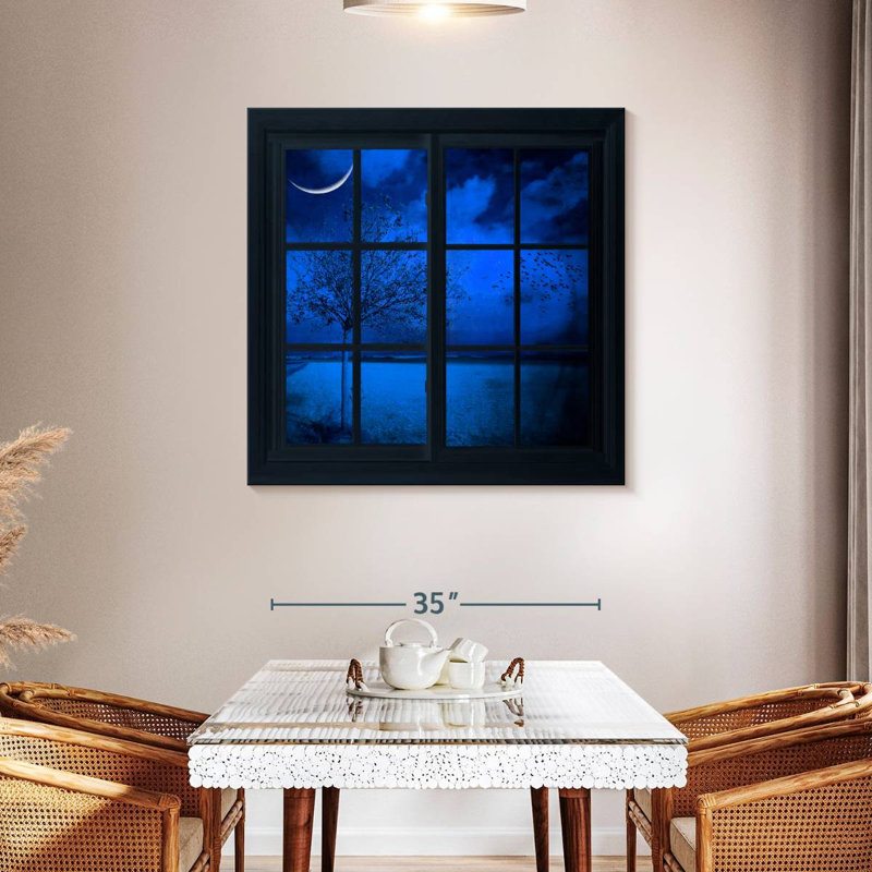Lilie Moonlight Window, 39" H x 39" W