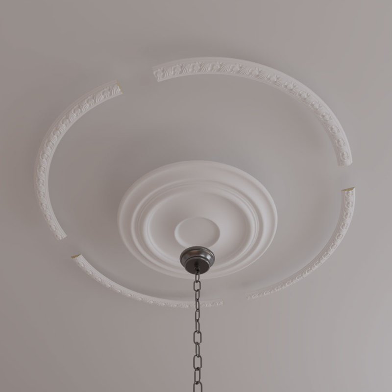 Milton Ceiling Ring Kit, 4-pack (Makes a Complete Circle), 43.625'' H x 43.625'' W x 1'' D