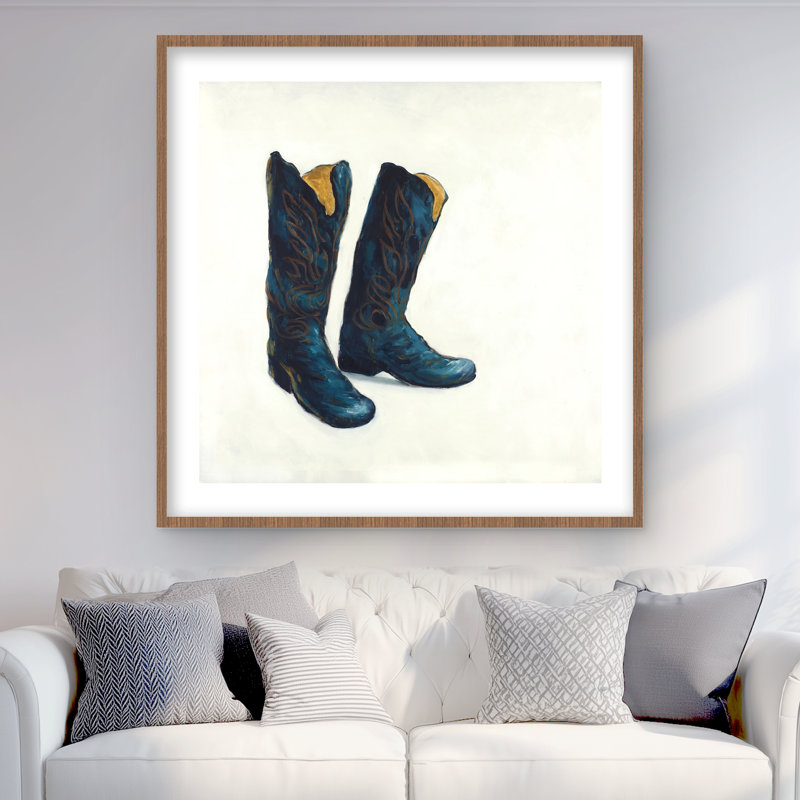 Bottes de cowboy en cuir - Western Man, H 36 po x l 36 po, Brun
