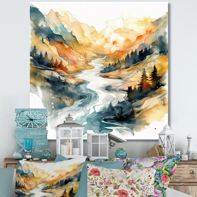 Nature's Nordic Beauty III, reproduction d'art sur toile, H 36 po x l 36 po x P 1,5 po, Toile tendue