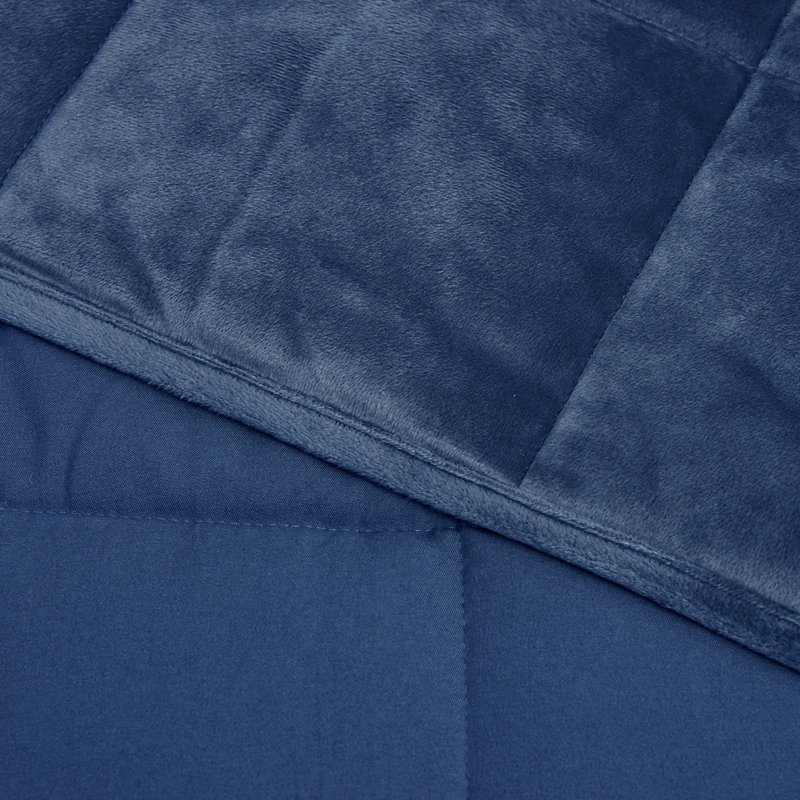 Devra Patchwork Bedspread, 150 x 200 cm Bedspread, Blue
