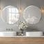 Rithi Round Flat Wall Mirror-1232816589