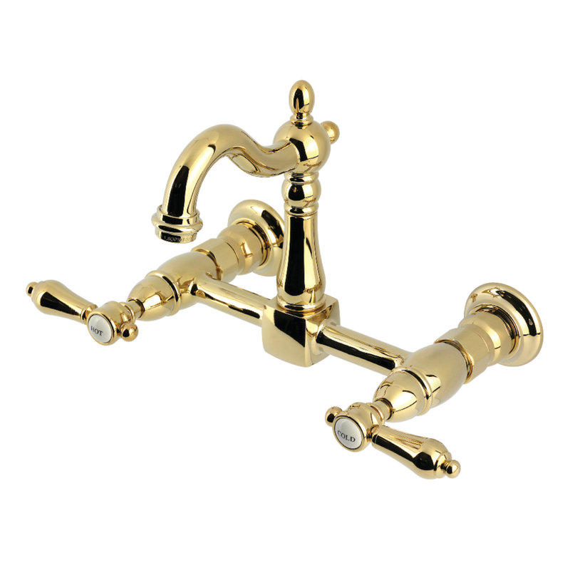 Robinet pont Heirloom, Laiton poli