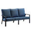 Canapé d'extérieur Knightsen de 77 po de largeur avec coussins-440232099
