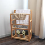 Leverson Solid Wood Freestanding Bathroom Storage Furniture Set