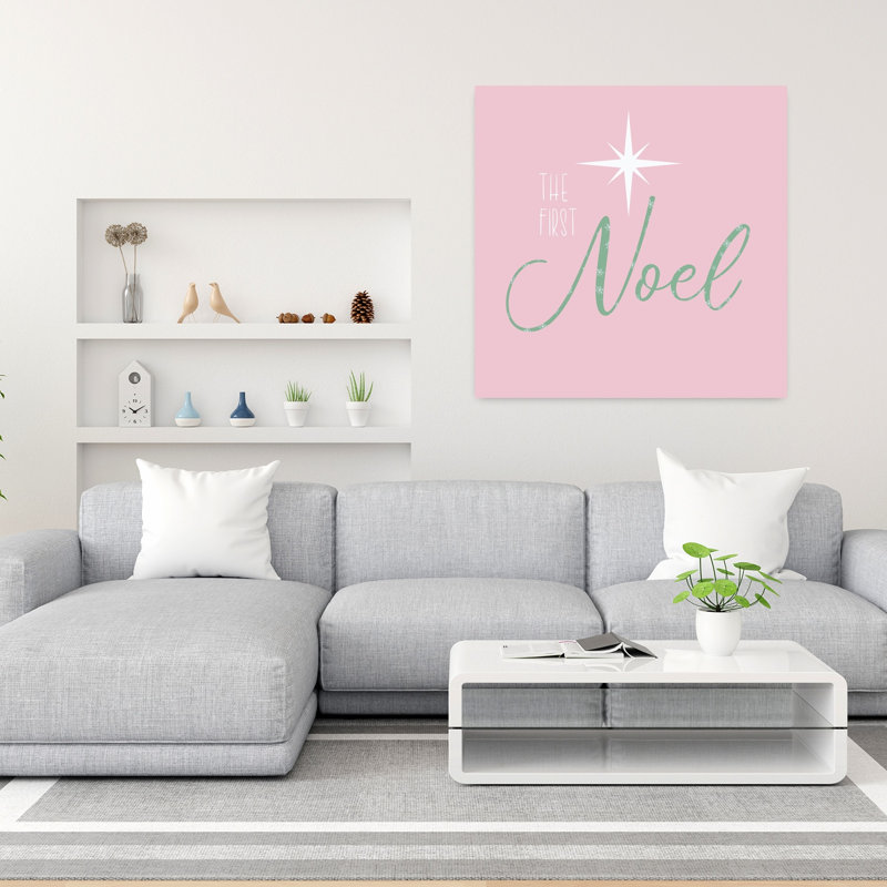 «The First Noel Minimalist», art abstrait moderne, H 36 po x l 36 po