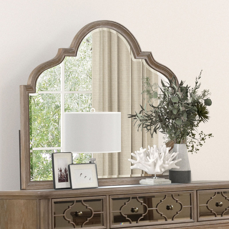 Commode 7 tiroirs avec miroir Baring