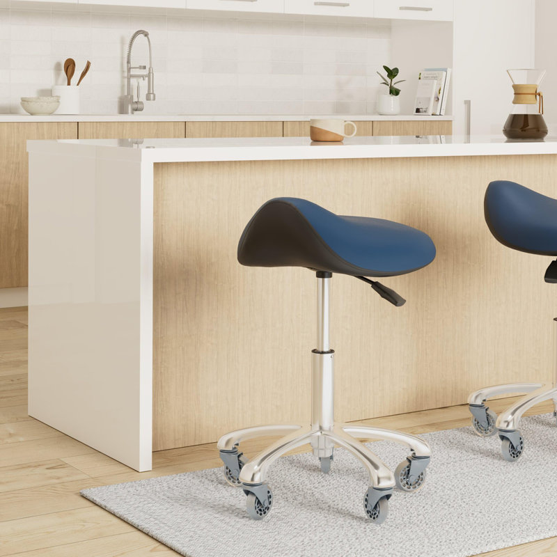 Tabouret professionnel à roulettes, Noir