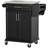 Taunton Rolling Kitchen Island with Stainless Steel Top,wood-902068519