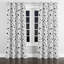 Panneaux de rideaux Modern - Rideau à œillets abstrait noir et blanc - 1 panneau-1100157542-1100157540