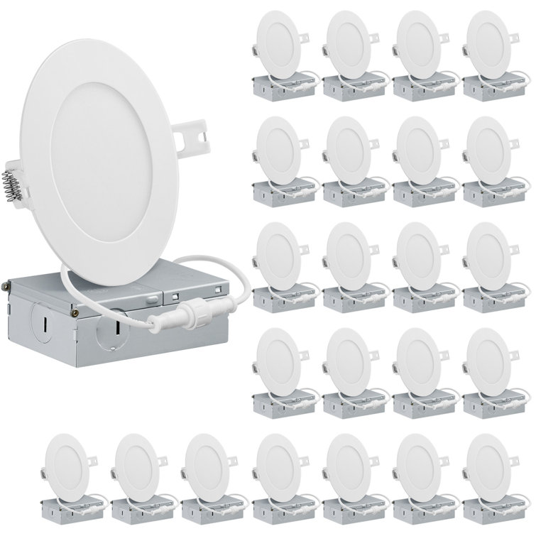 4'' Ultra Slim 4000K IC LED Canless Recessed Lighting Kit