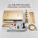 AquaRhapsody Luxury Complete Shower System with Bluetooth Music and LED