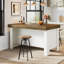 Table pour îlot de cuisine 55 po avec rangement et sièges-260442509