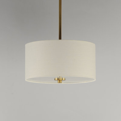 Eronim Linen Semi Flush Mount