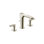 AXOR Citterio C Widespread Faucet 125 With Pop-Up Drain- Cubic Cut, 1.2 GPM