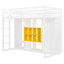 Lit mezzanine en bois avec garde-robe, tablettes et armoire-1364049964-1364049963