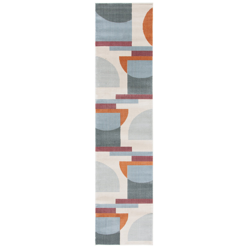 Hornbuckle 300 Performance Geometric Rug, Runner 2'2" x 9'