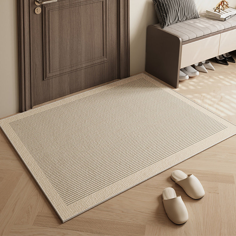 Latitude Run® Entryway Door Mat, Elegant, Dirt-Resistant Door Mat 