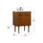 24'' Single Bathroom Vanity with Engineered Marble Top-1688736474