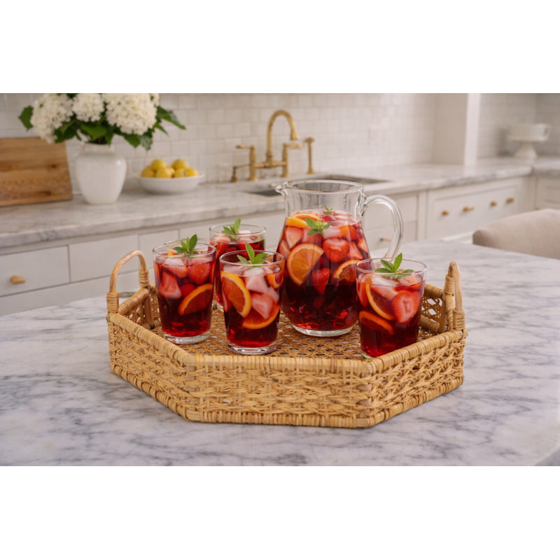 Sabina Rattan Decorative Tray
