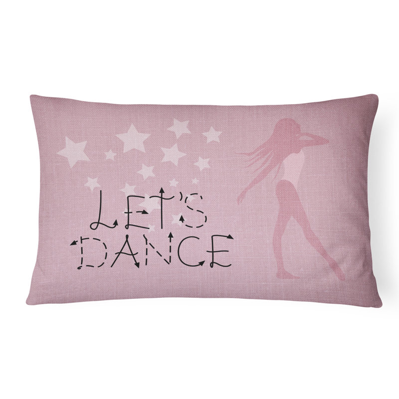  Coussin en lin Let's Dance