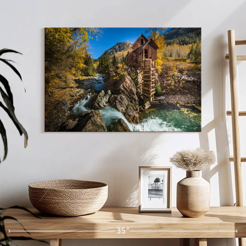 Old Crystal Mill, 16" H x 24" W