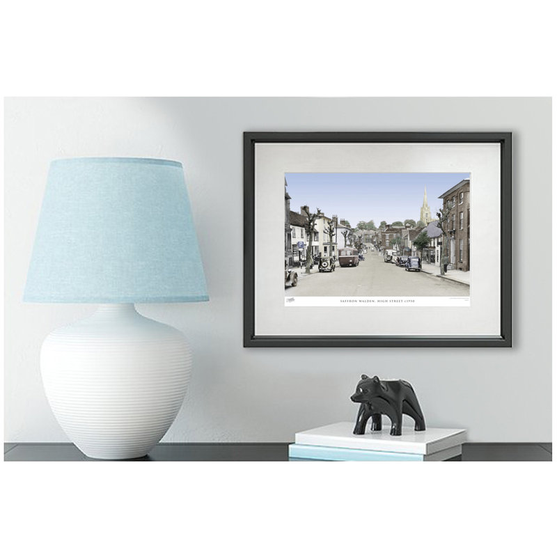 Saffron Walden, High Street C1950 by Francis Frith - Single Picture Frame Print, 45cm H x 60cm W x 2.3cm D