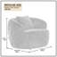 Canapé incurvé 360 ° Mid Century Modern