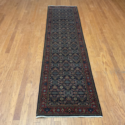  Handmade Herati Wool Runner