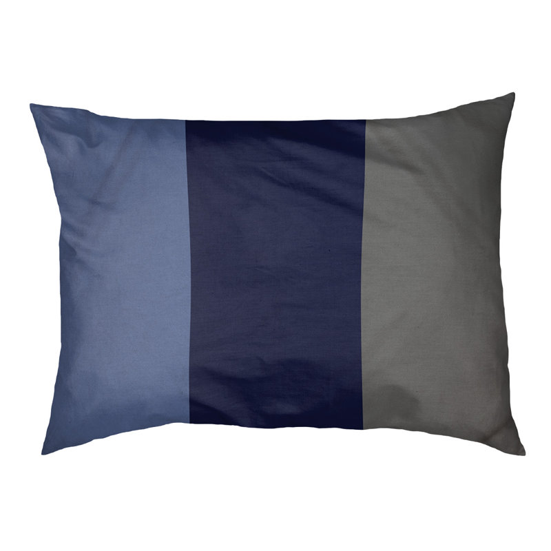 Coussin Designer, Grand (L 40 po x l 50 po), Bleu basketball / bleu marine basketball / gris ba