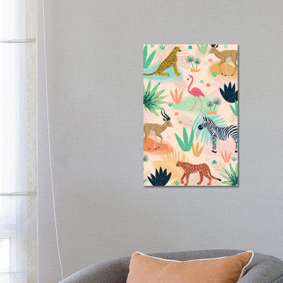 Everyday Jungle Savannah Iii by Lisa Whitebutton - Wrapped Canvas Gallery-Wrapped Canvas Giclée