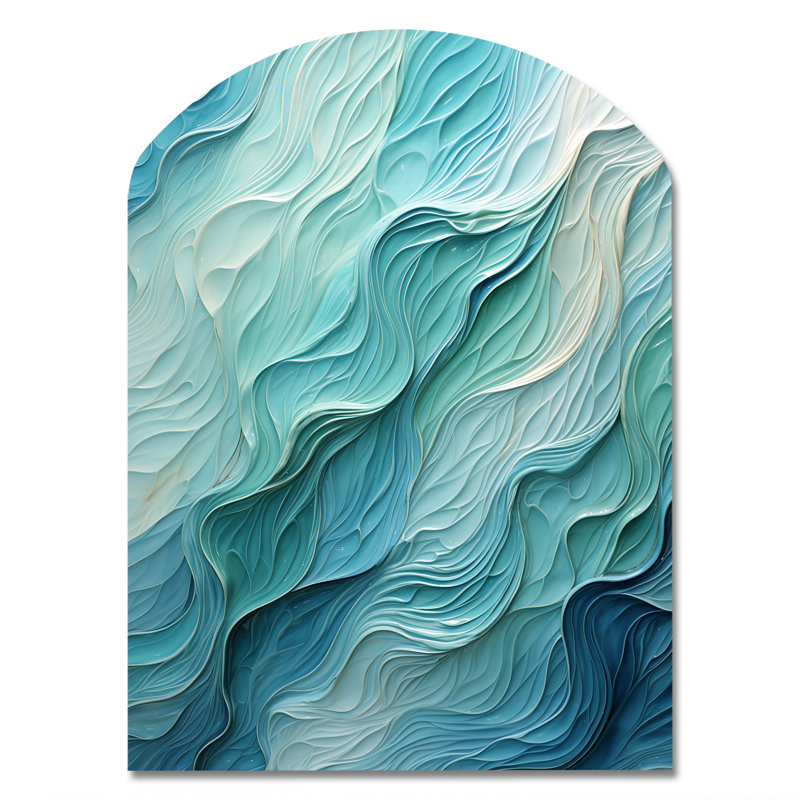 «Procter - Arch Abstract Spirals», reproduction d'art asymétrique, H 34 po x l 25 po