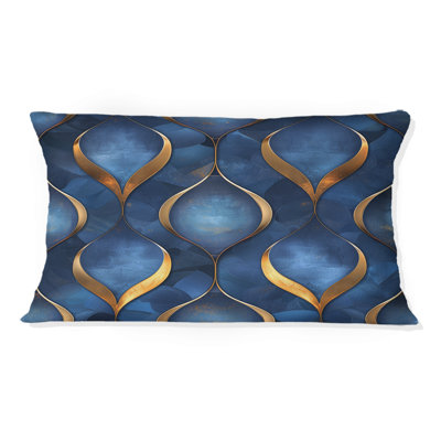 Coussin lombaire bleu Ogee Patten III