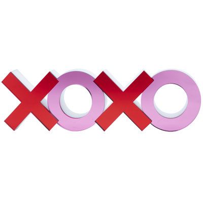 Xoxo Acrylic Mirror Block