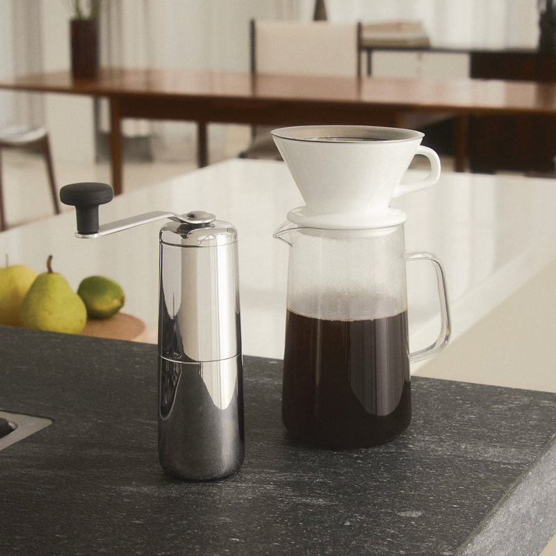 Slow Drip Coffee Maker and Grinder Set