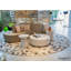 Elementi Home Kylix 20" Round Concrete Side Table for Indoor and Outdoor Use-88957637