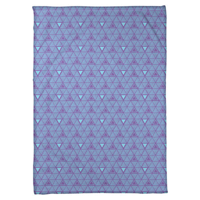 Couverture polairee triangles à la main