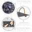 Argon Tableware - Slate Serving Tray with Rope Handles - 40cm x 20cm - Set of 2