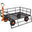 Chariot de jardin robuste en acier, chariot de jardin 3 en 1-117285752