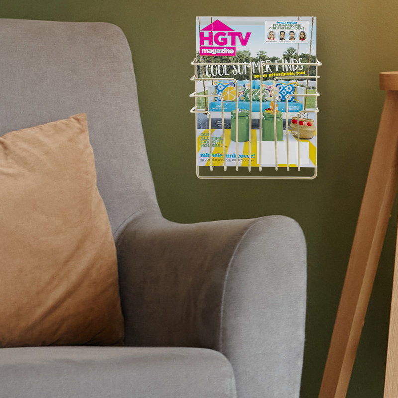 Metal Magazine Rack